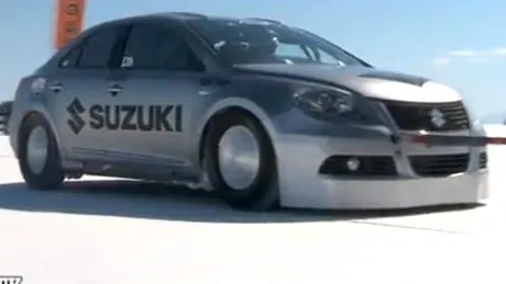 Record de viteză pentru Suzuki Kizashi la Boneville