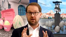 Dominic Fritz sparge la Timișoara sume monstru pentru decoruri de Paște. Un ou stradal sare de 500 de euro. În opoziție, USR critica decorurile festive și ONG-urile #rezist porneau petiții
