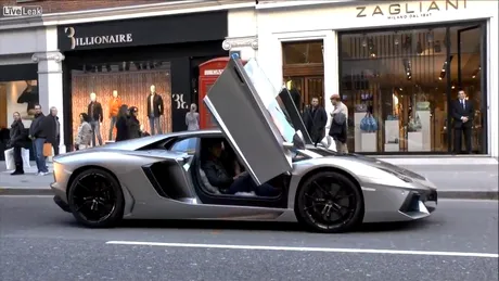 Cum să NU te comporţi la volanul unui Lamborghini Aventador. VIDEO