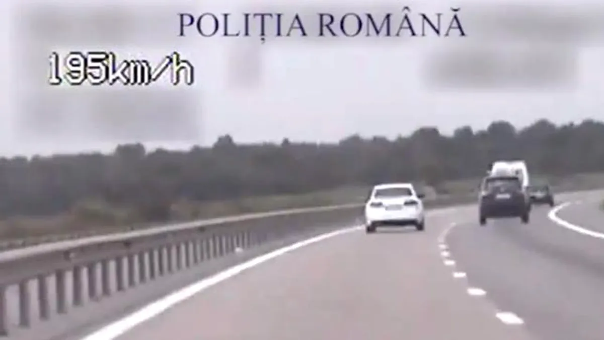 Recordurile de viteză de pe A1, A2 şi A3, din acest weekend. VIDEO din autospecială neinscripţionată