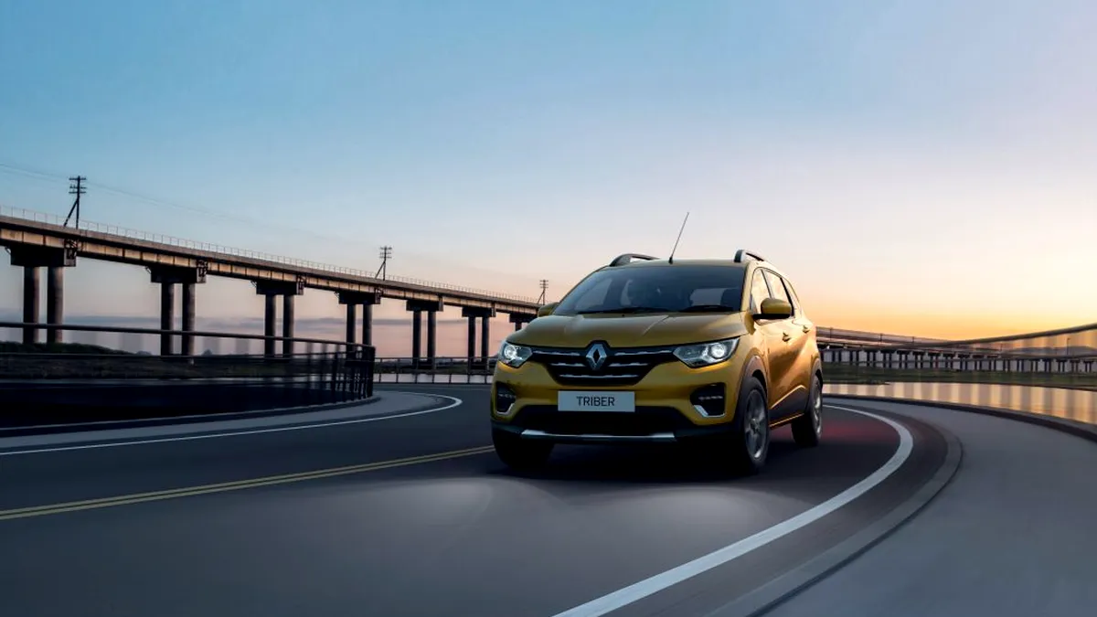 Renault a prezentat Triber, noul crossover compact care poate transporta până la 7 persoane - GALERIE FOTO