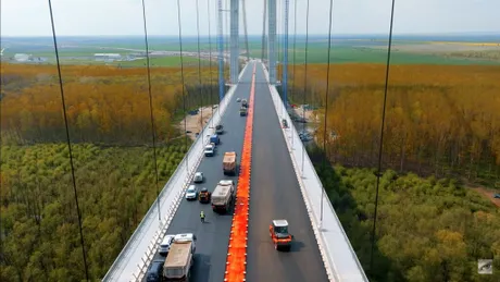 Podul de la Brăila ar urma să fie deschis în data de 27 iunie - VIDEO