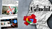 Dezvăluirile Gândul despre Google au fost cenzurate de… Google. Materialele nu au fost preluate de Discover și au ajuns la dumneavoastră doar din site, WhatsApp sau Facebook. Publicăm cifrele interne