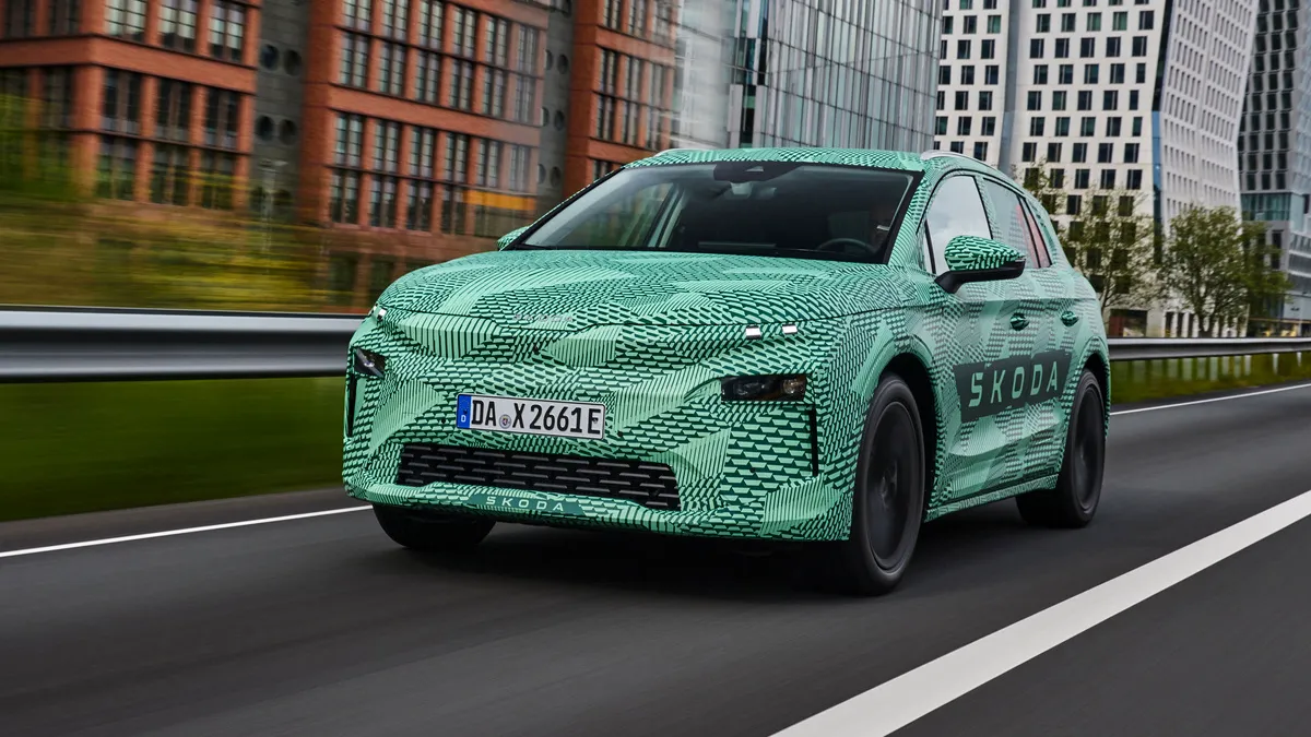 Skoda își extinde gama de mașini electrice cu SUV-ul Elroq. Va fi capabil să parcurgă peste 560 km cu o singură încărcare - GALERIE FOTO