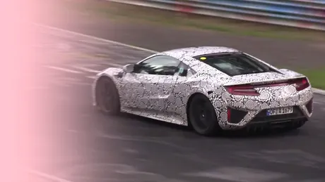 Honda NSX îşi încordează muşchii pe Nürburgring. Da, există!