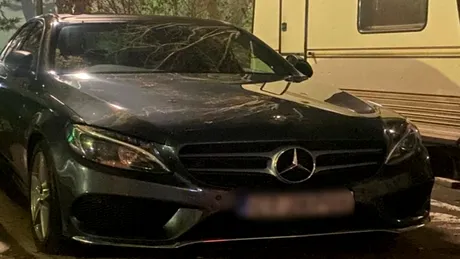 Un Mercedez-Benz furat din Marea Britanie, găsit de polițiștii din Constanța