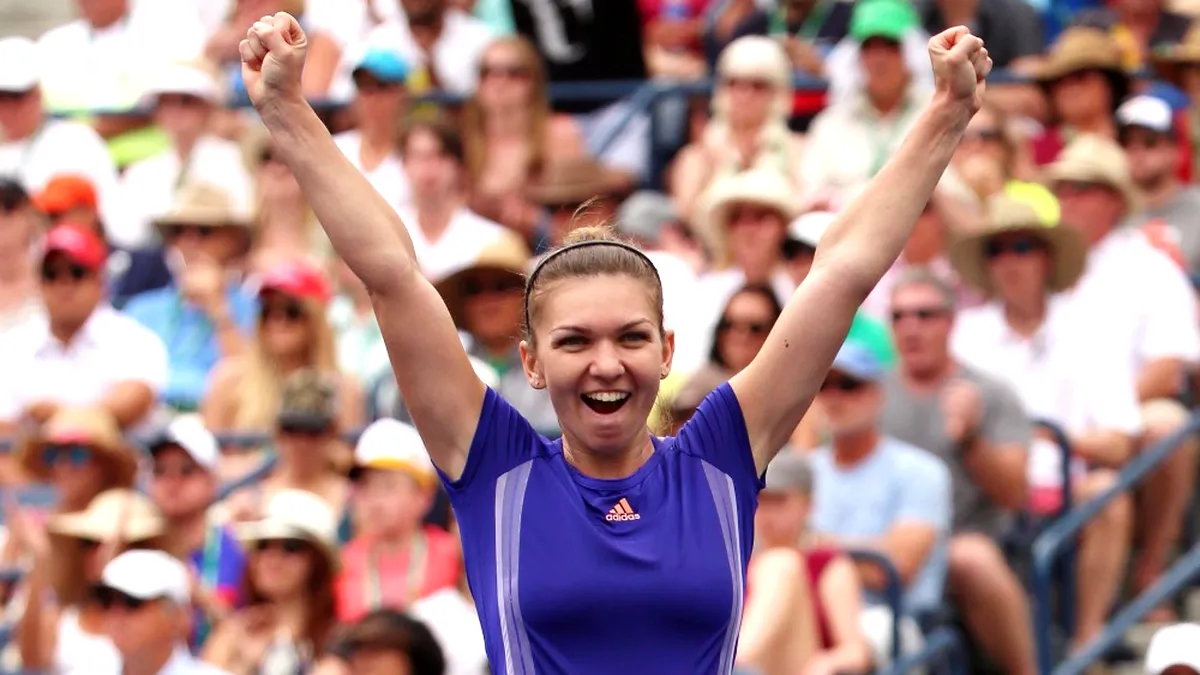 Halep conduce un puternic AMG

