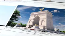 Trump vrea un arc de triumf la Washington, de aproape trei ori mai înalt decât cel din București