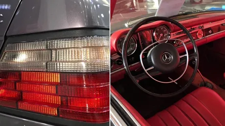 Expoziție auto atipică în România: Mercedes-uri rare și modele japoneze rezervate cândva elitei Yakuza