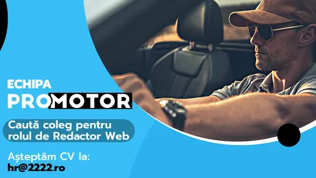 Echipa ProMotor caută coleg pentru rolul de Redactor Web