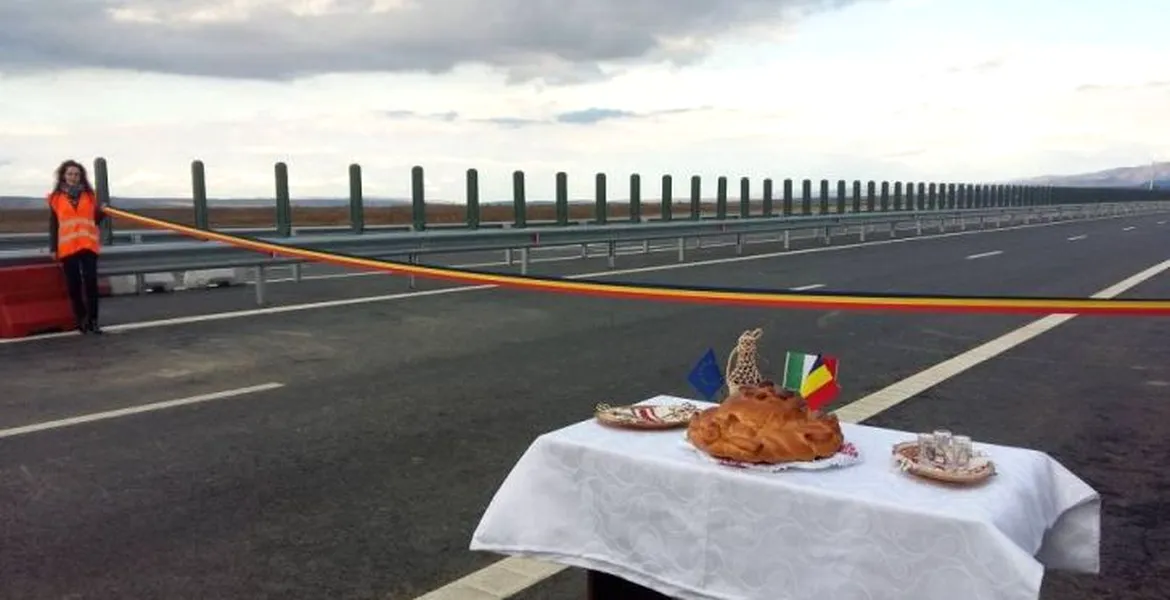 Imaginea tâmpeniei la români. S-a inaugurat autostrada, dar nu e gata