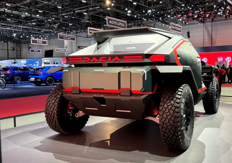 Am văzut pe viu noua Dacia Sandrider, mașina ce va participa la Raliul Dakar 2025 – VIDEO