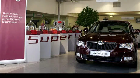 Skoda Superb - expusă la Băneasa Shopping Center