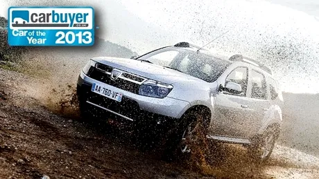 Surpriză: Dacia Duster primeşte titlul de Car of the Year 2013 în sondajul CarBuyer