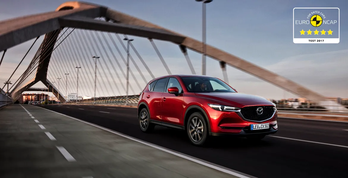 Noua Mazda CX-5 este cea mai sigură maşină de familie. Euro NCAP a dat verdictul