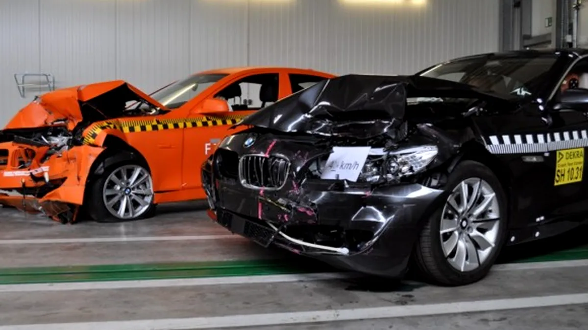 BMW  testează sistemele de frânare automată