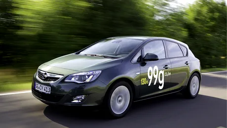 Doar 99 g CO2/km pentru Opel Astra ecoFLEX