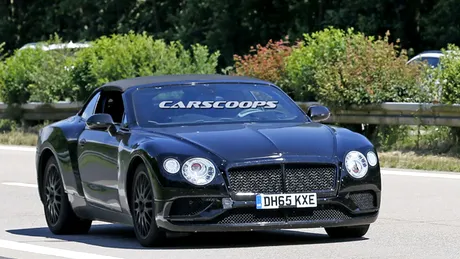  Primele imagini cu Bentley Continental GTC decapotabil. Britanicul este ”pe drumul cel bun” | FOTO SPION