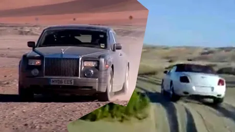 VIDEO: Prin off-road, cu Bentley şi Rolls-Royce