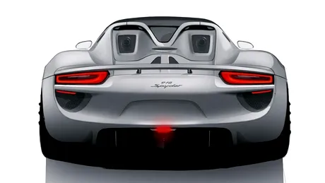 Primele schiţe oficiale cu noul Porsche 918