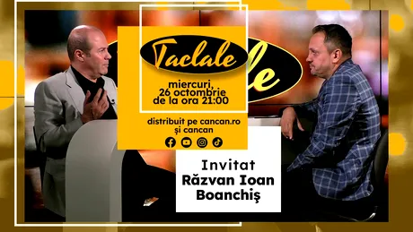 Seria a doua a podcastului Taclale, prezentat de jurnalistul Liviu Chiriță, revine pe pagina de YouTube CANCAN.ro, joi, 26 octombrie, ora 21.00!