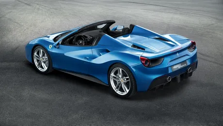 Noul Ferrari 488 GTB Spider - informaţii şi imagini oficiale cu cea mai aerodinamică decapotabilă Ferrari