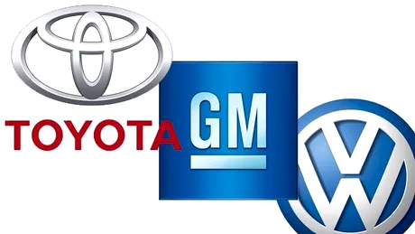 Luptă strânsă: Toyota rămâne lider mondial la distanţă foarte mică de GM şi VW