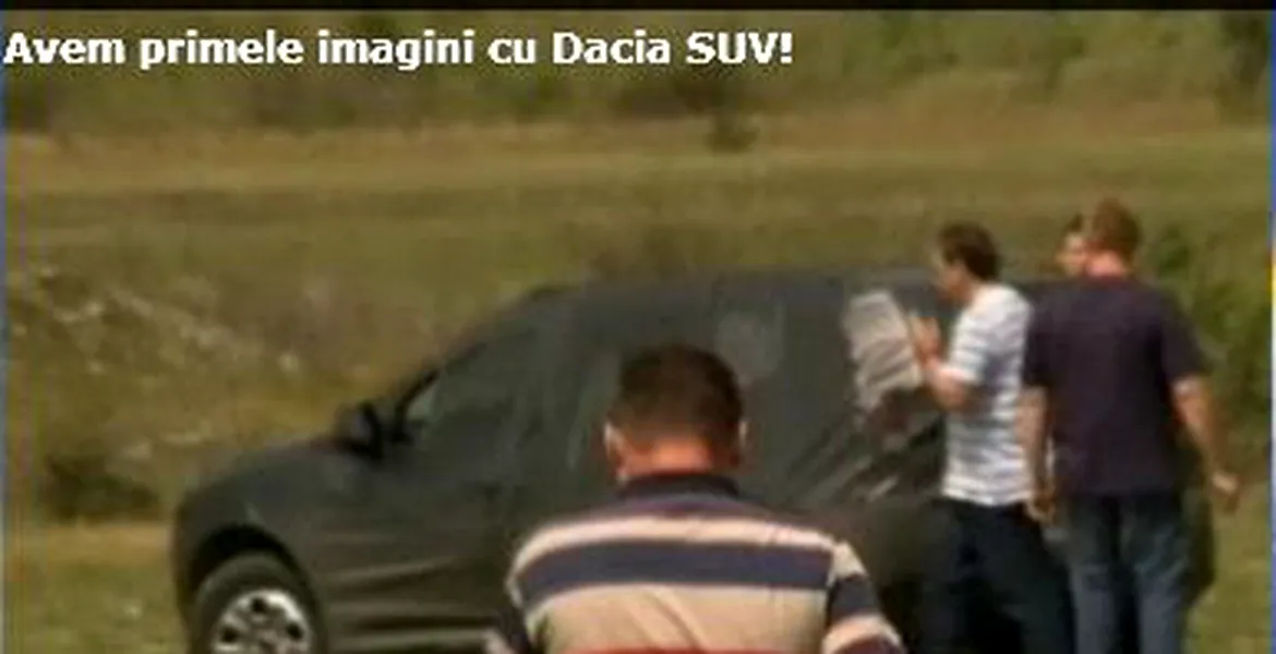 Dacia SUV – Primele poze spion