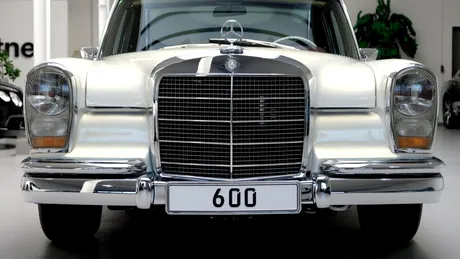 „Mașina dictatorilor”. Un Mercedes-Benz 600 Pullman Maybach din 1975 se vinde cu 2,15 milioane EURO