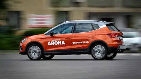 Test drive SEAT Arona 1.5 TSI - Primul crossover spaniol - GALERIE FOTO