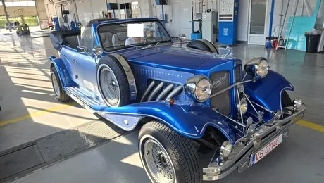 Două automobile rare au ajuns la inspecție la RAR. Aspectul este de epocă, însă sub capotă ascund o surpriză