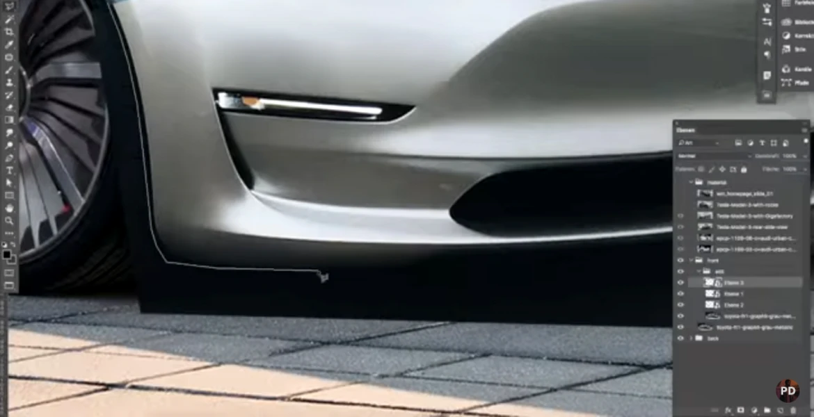 VIDEO Execuţie spectaculoasă în Photoshop pentru cea mai avansată maşină