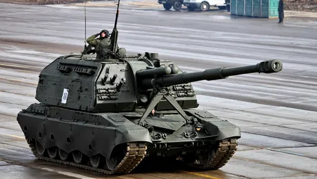 Rusia și-a modernizat o fabrică de obuziere autopropulsate și tunuri cu utilaje europene și taiwaneze. Mărcile din UE de la care provin echipamente
