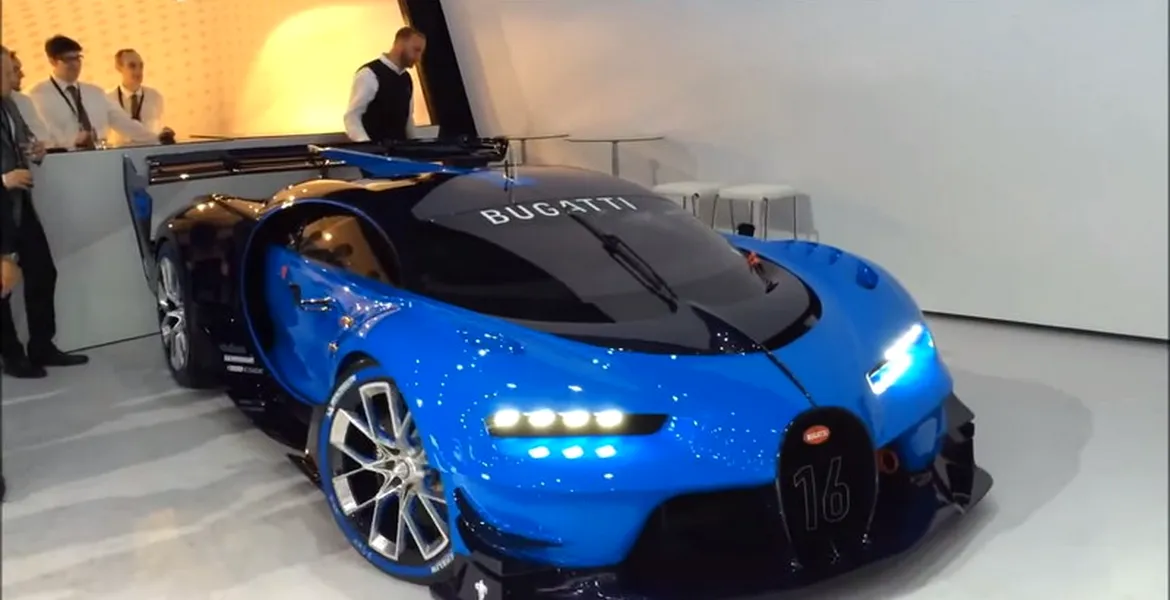 Cum a părăsit Bugatti Vision GT Salonul Auto de la Frankfurt: în vârful degetelor