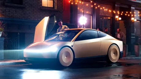 Tesla începe construcția Cybercab, în aprilie. Vehicul electric fără volan sau pedale, care se conduce singur