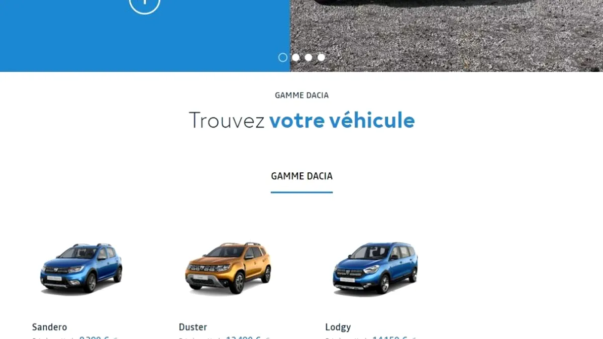 Un nou model Dacia dispare din ofertă pe piața din Franța