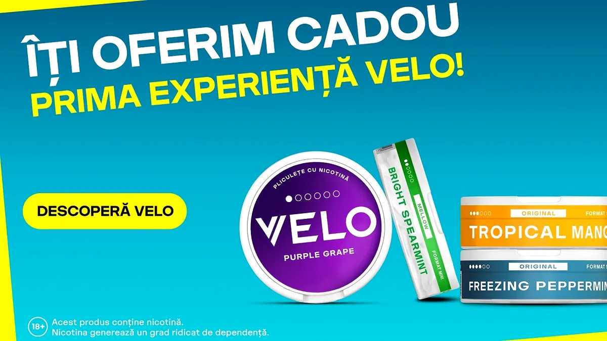 Experiența Velo: un alt fel de produs cu nicotină (P)