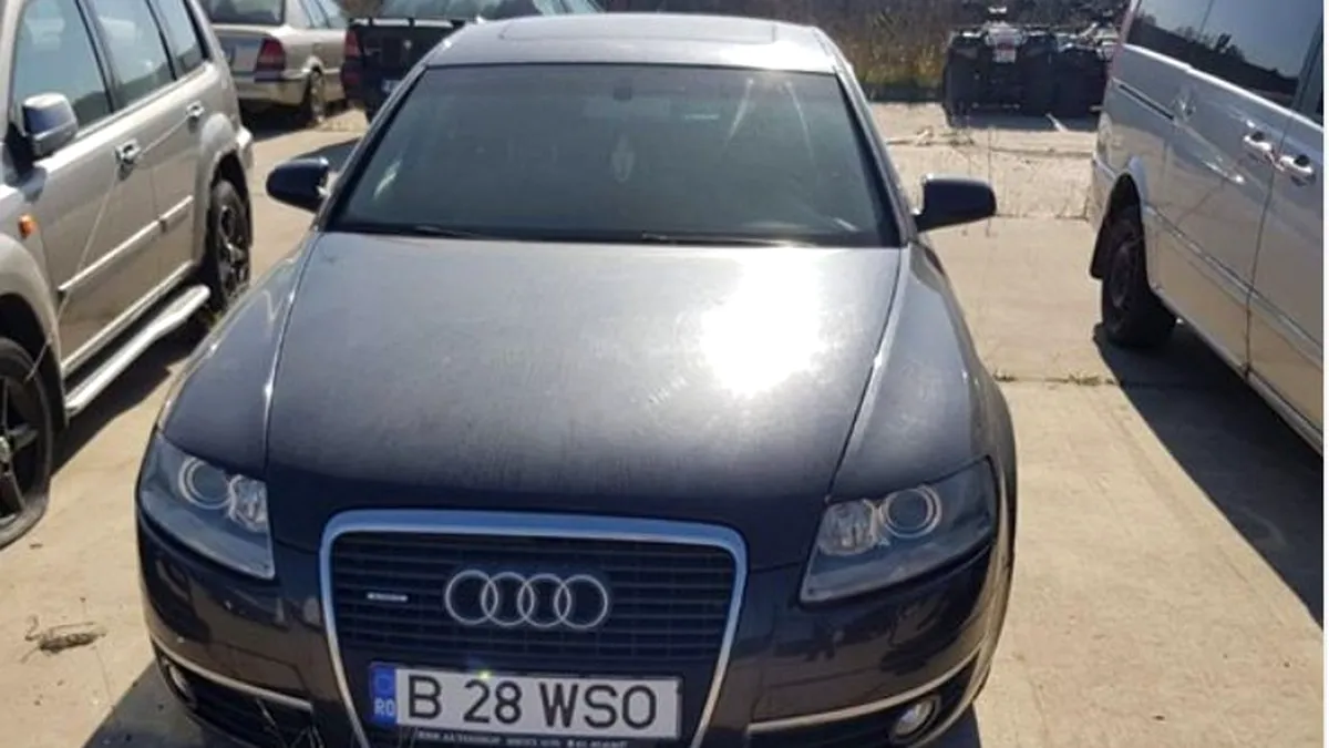 ANAF scoate la licitaţie maşini. Un AUDI A6 costă 10.554 lei, cel mai ieftin Logan se vinde cu 500 de euro