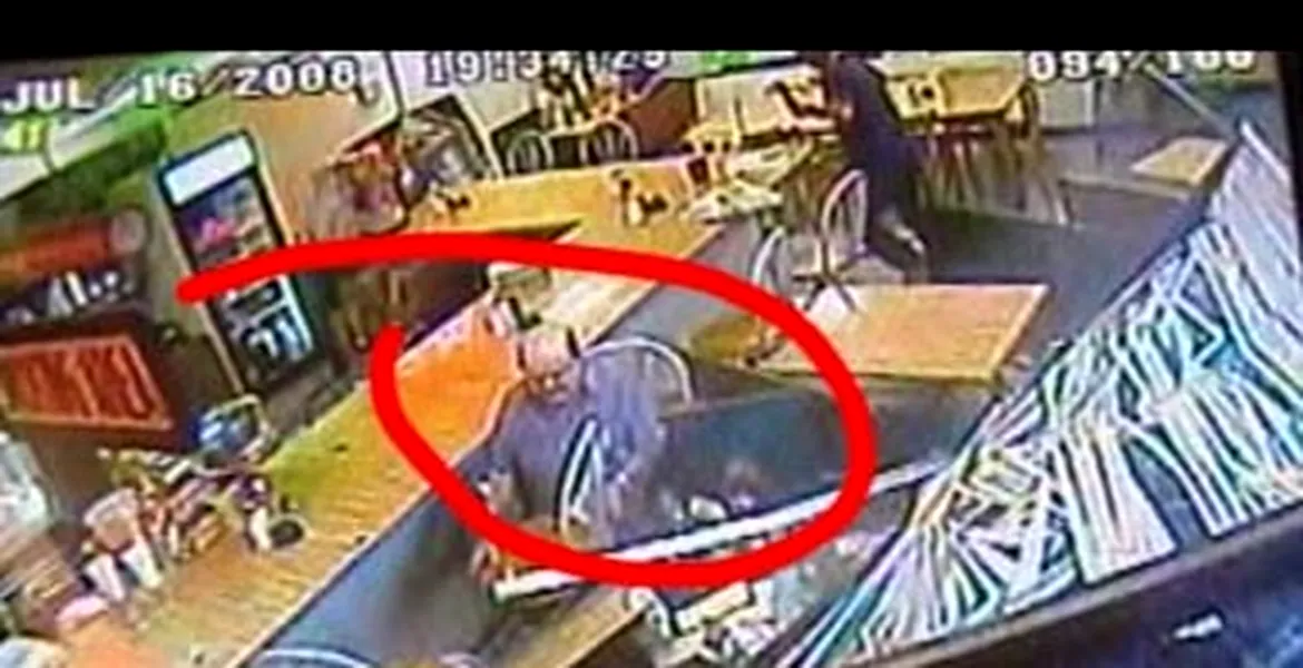 Accident – cu maşina în restaurant