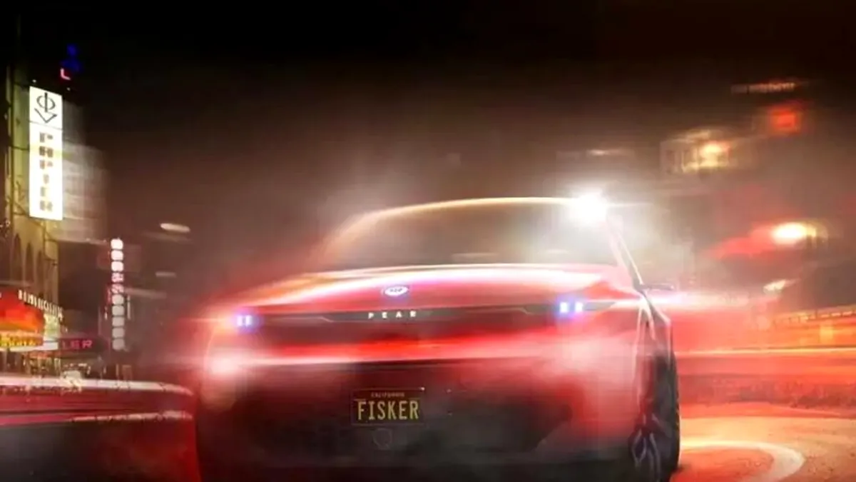 Fisker a publicat prima imagine cu interiorul viitorului model electric PEAR