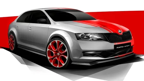 Concept: Skoda va prezenta Rapid Sport la Worthersee 2013