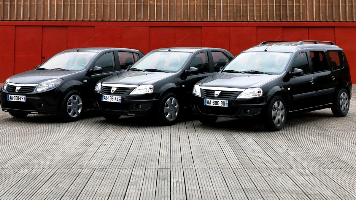 Dacia Black Line - Ediţie specială în Franţa