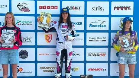 Performanță în motocross: Theodora Gumeniuc aduce României primul titlu de campioană europeană