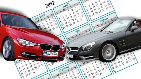 Calendarul lansărilor de maşini noi din 2012