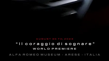 Alfa Romeo anunță lansarea unui nou supercar în această vară