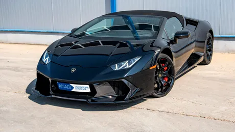 Lamborghini Huracan Spyder, listat la licitație de statul român. Care este prețul de pornire pentru supecarul italian
