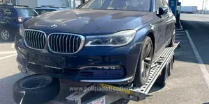 Foto | Un BMW Seria 7 căutat de autoritățile germane a fost găsit la Vama Nădlac