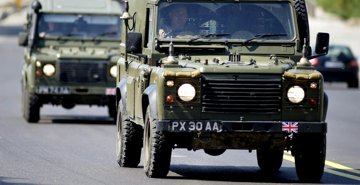 Convoiul militar era format din 15 autovehicule