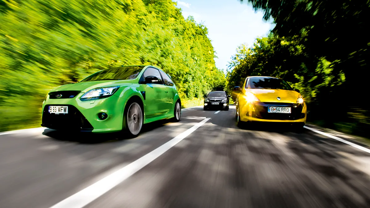 Ford Focus RS vs Clio RS vs Octavia RS