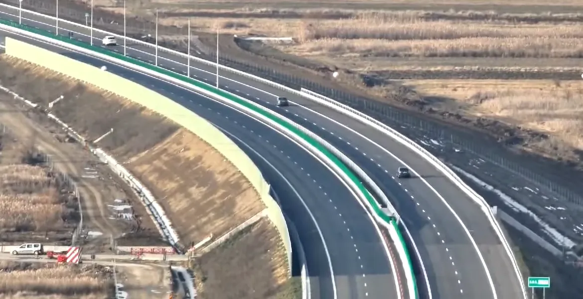 Cum se circulă pe primul tronson din autostrada Pitești-Sibiu. A fost inaugurat cu aproape un an mai devreme | VIDEO